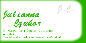 julianna czukor business card